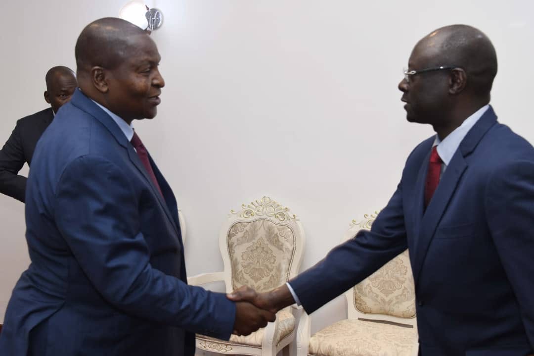 RCA : le gouverneur de la BEAC Abbas Mahamat Tolli séjourne à Bangui