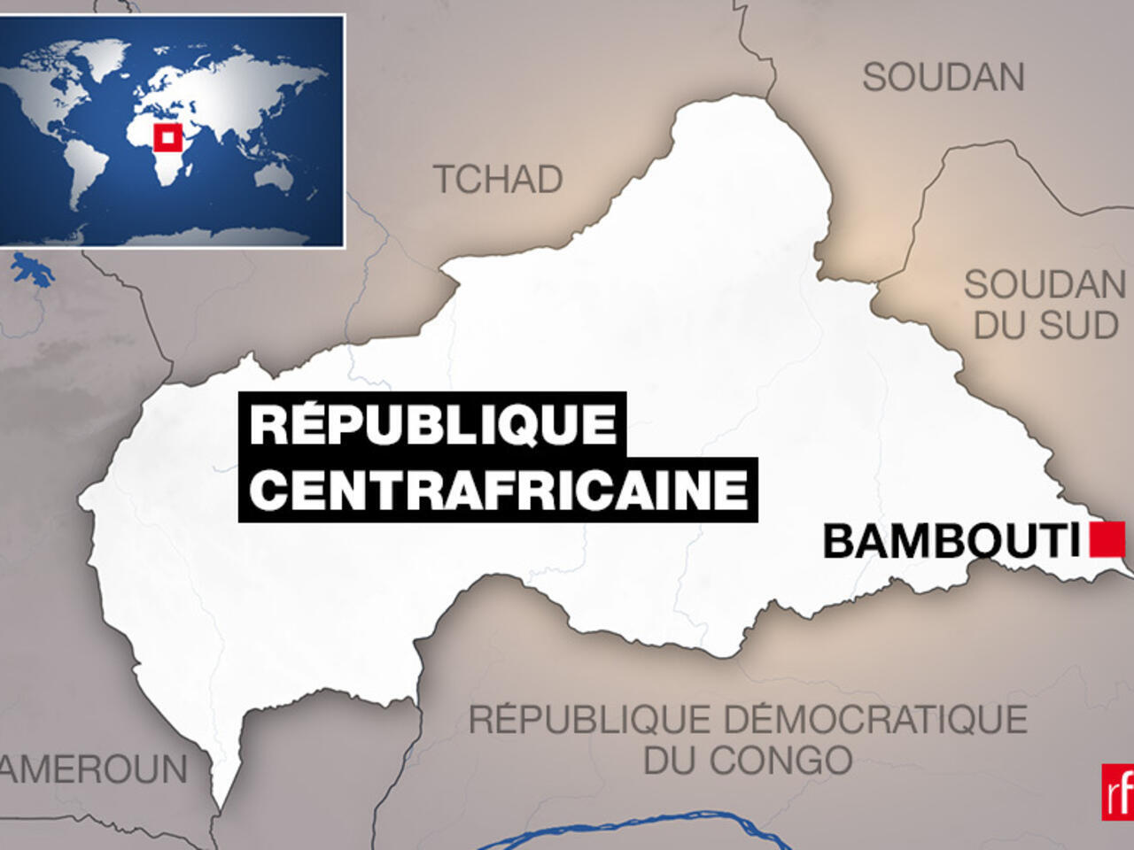 RCA : trois otages libérés après près de dix mois de captivité à Bambouti