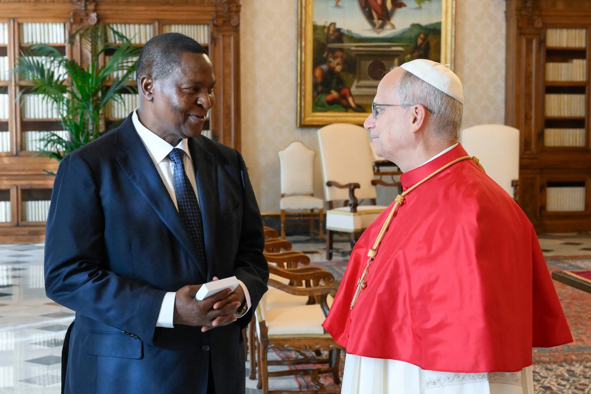 Touadéra au Vatican : la paix et le développement au cœur des échanges avec Léon XIV